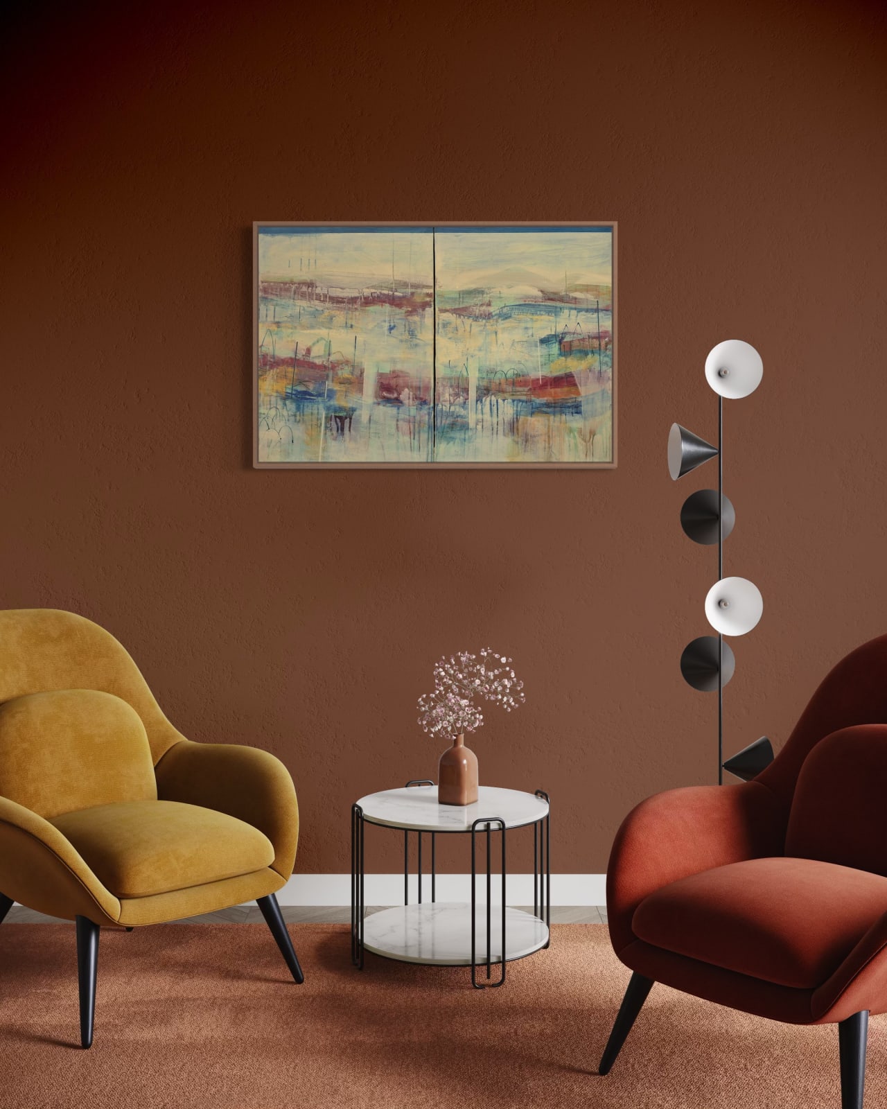Balbinder Broadbent, The Landing Place, Diptych