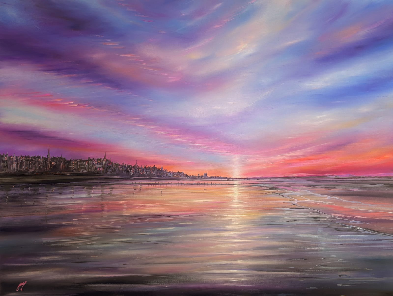 Allison Young, Magenta Sky Portobello II