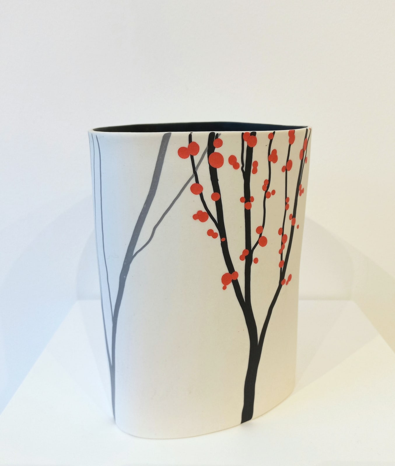 Carol Sinclair, Blossom - Tall Vessel White II