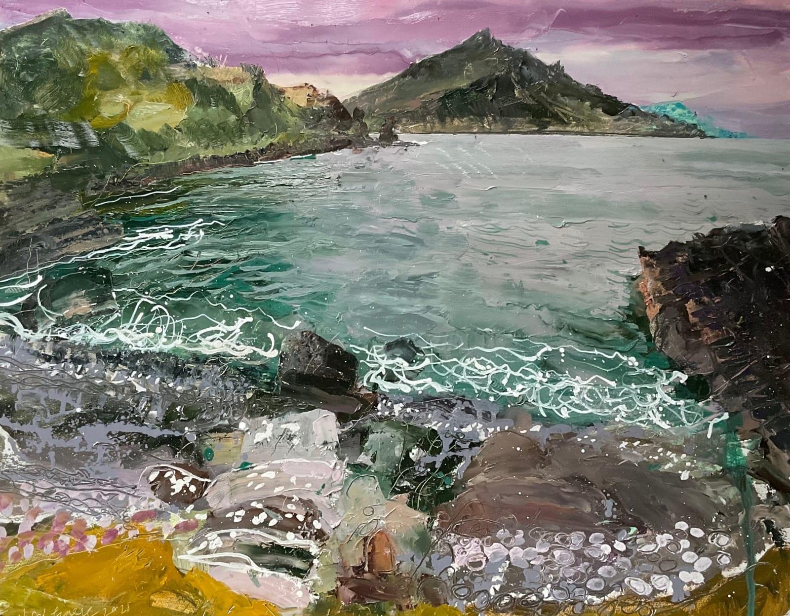 Neal Greig RUA, Towards Tianavaig,Skye