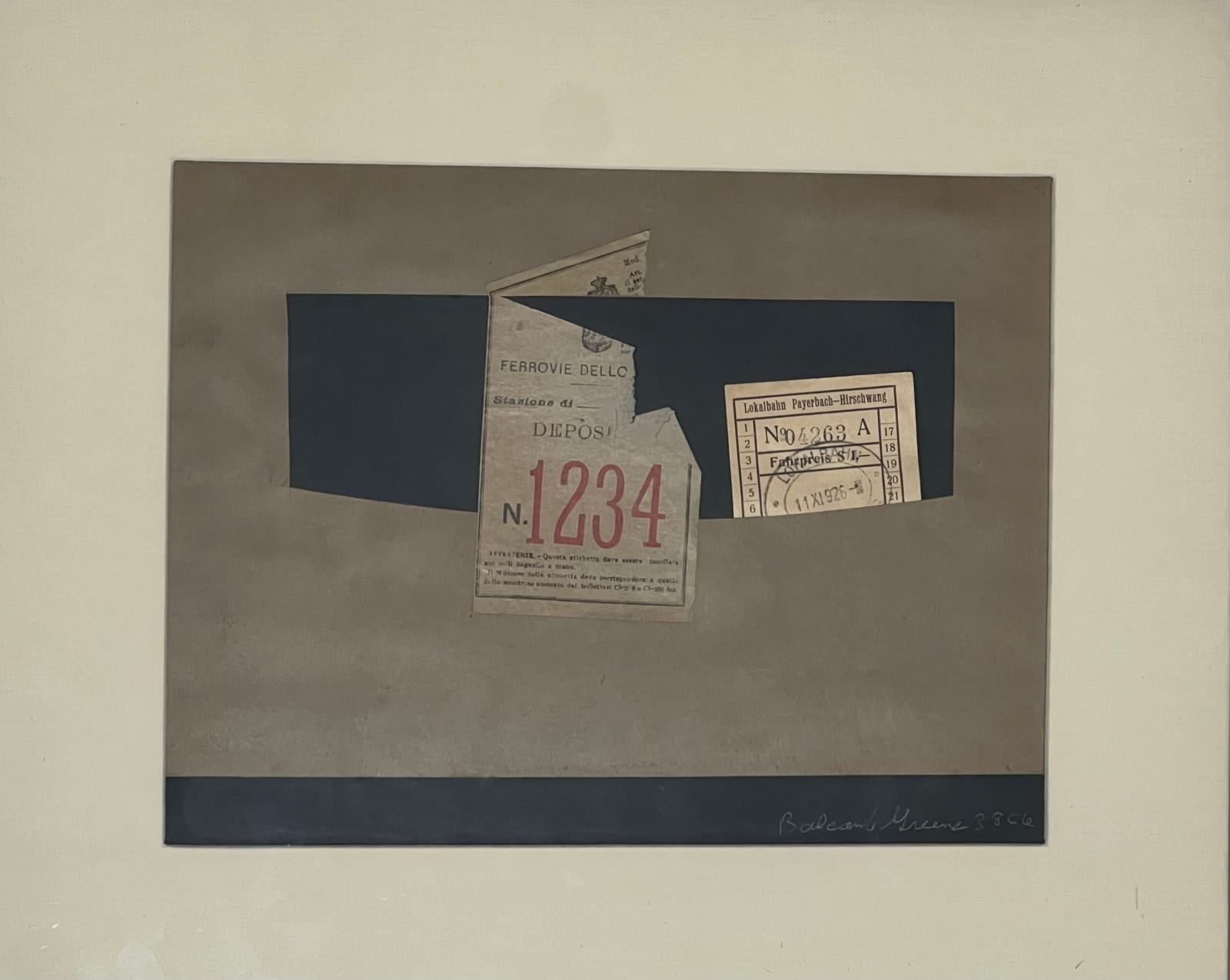 Balcomb Greene, Collage, 1937-38