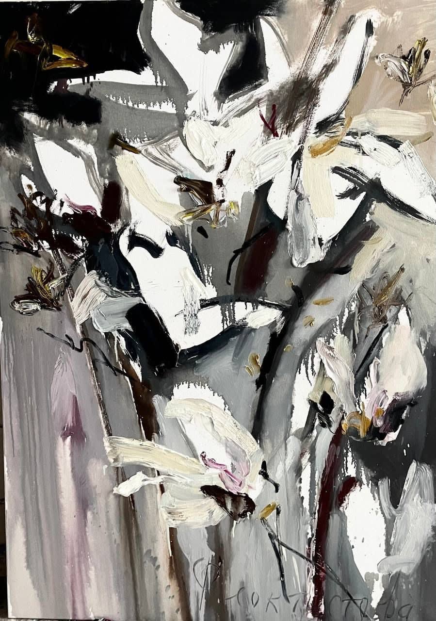 Asya Feoktistova, MAGNOLIA IN THE RAIN (1) • МАГНОЛИЯ В ДОЖДЬ (1), 2022