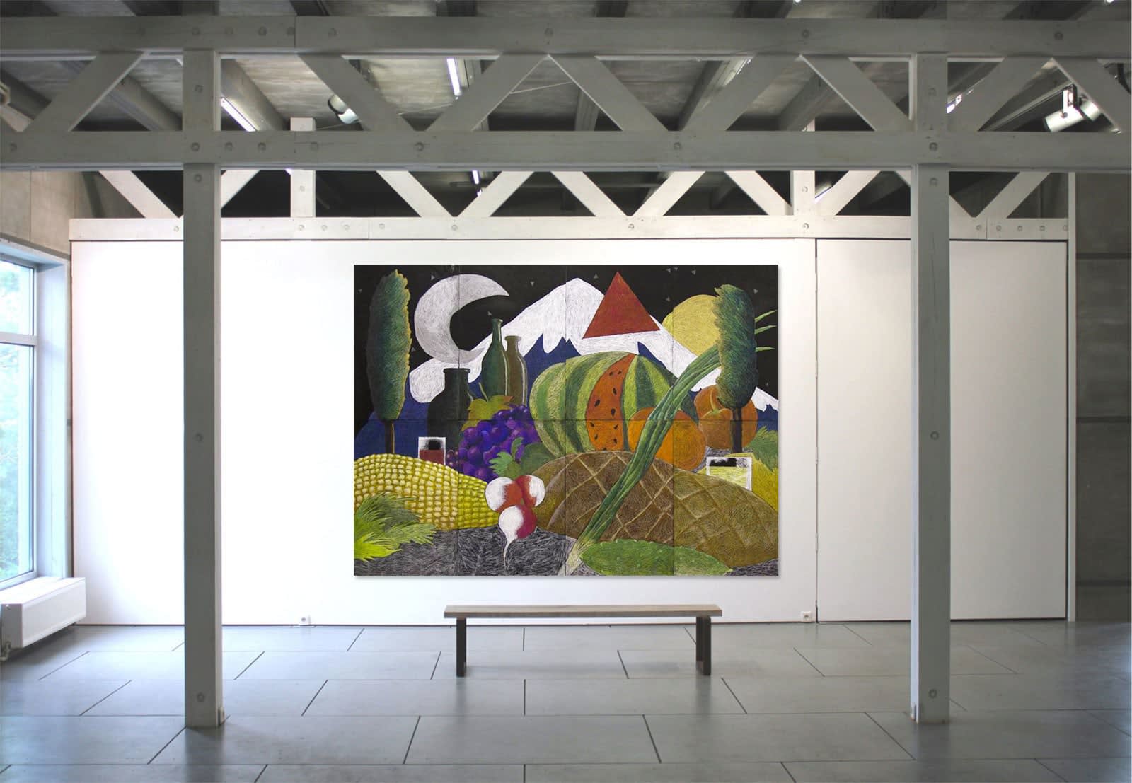 Nikita Alekseev, A CHAPEL OF FOOD AND DRINK FOR GOOD PEOPLE. THE TABLE HAS KARACHOGELI • ЧАСОВНЯ ЕДЫ И ПИТЬЯ ДЛЯ ХОРОШИХ ЛЮДЕЙ. СТОЛ ДЛЯ КАРАЧОХЕЛИ, 2008