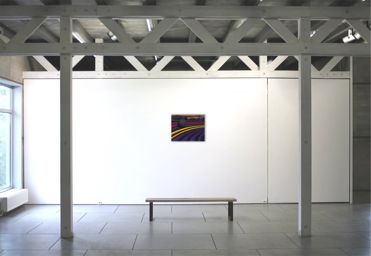 Oleg Khvostov, OLIVE WITH RASPBERRY FIELD • ПРОВАНСКИЙ С МАЛИНОВЫМ ПОЛЕМ, 2014