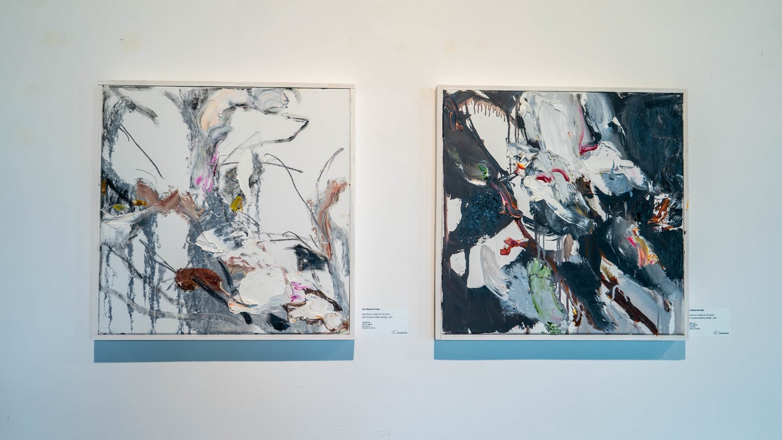 Asya Feoktistova, MAGNOLIA FLOWER IN THE RAIN (POLYPTYCH) • ЦВЕТОК МАГНОЛИИ В ДОЖДЬ (ПОЛИПТИХ), 2022