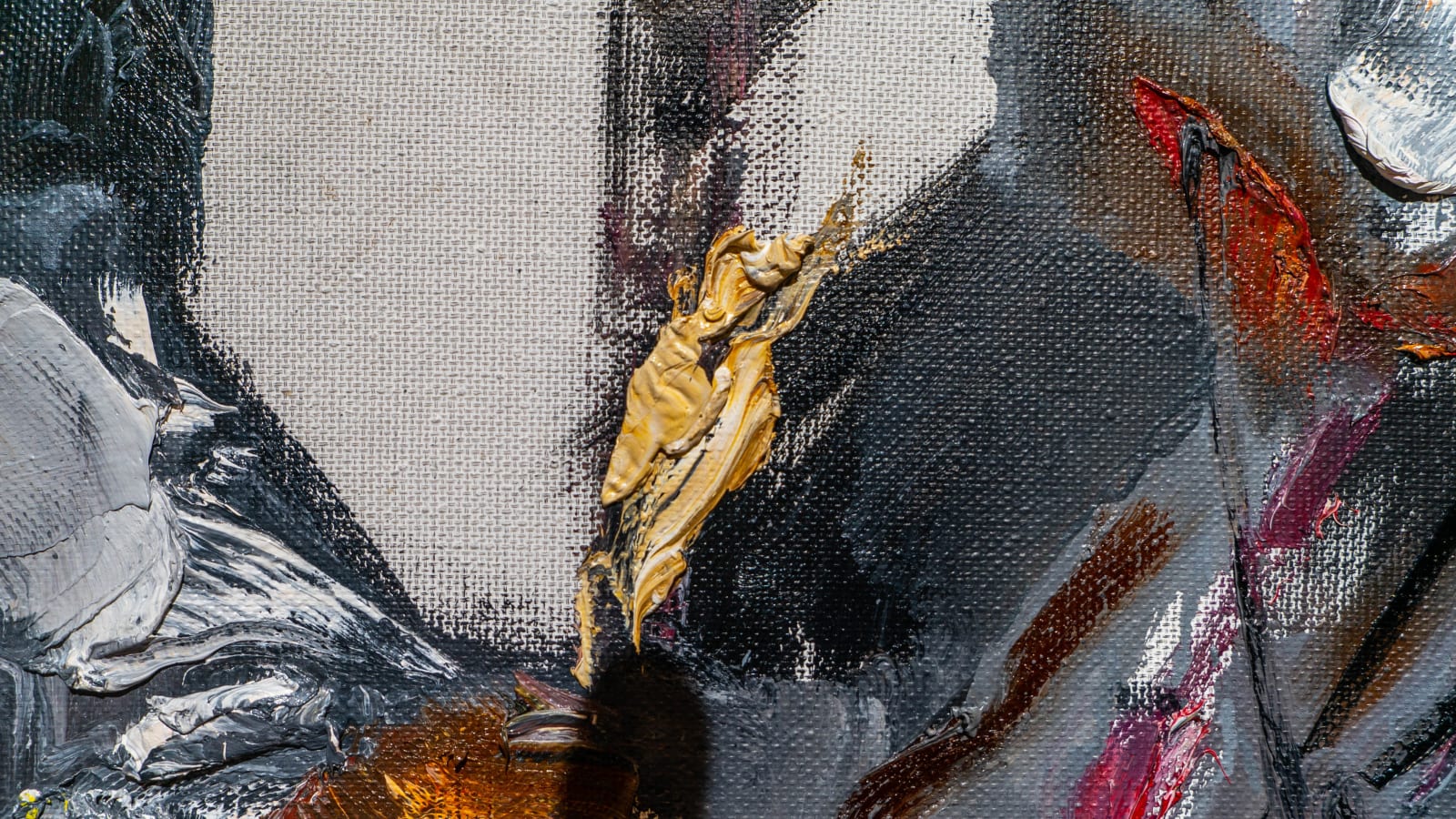 Asya Feoktistova, MAGNOLIA FLOWER IN THE RAIN (POLYPTYCH) • ЦВЕТОК МАГНОЛИИ В ДОЖДЬ (ПОЛИПТИХ), 2022
