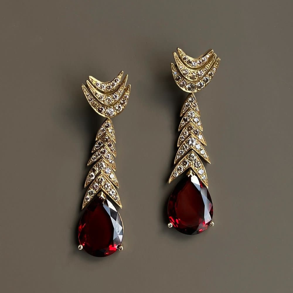 GRIMA, Garnet Earrings, 2006