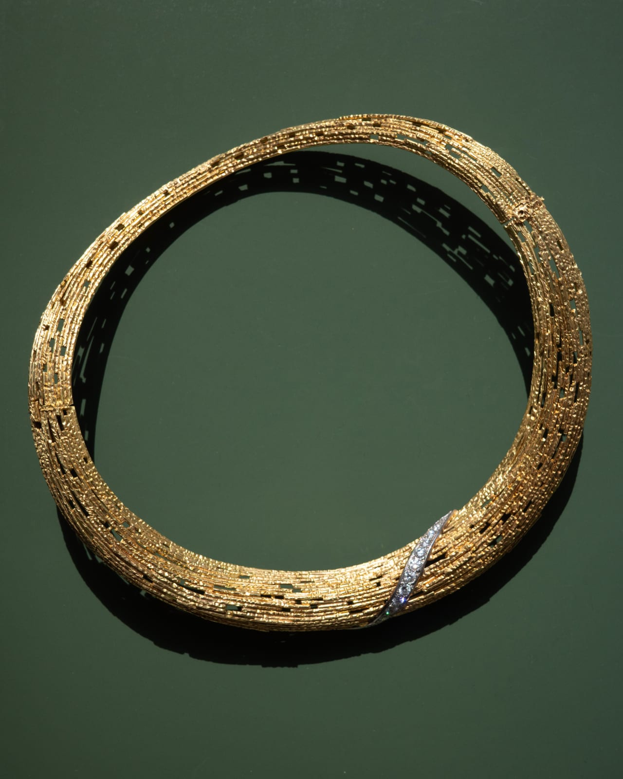 GRIMA, Textured Wire Necklace, 1990s