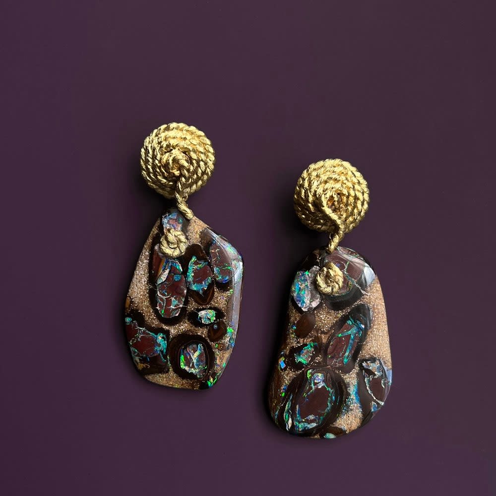 GRIMA, Opal Earrings, 2018