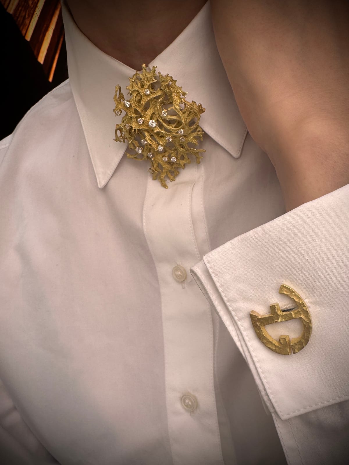 GRIMA, Lichen Brooch, 2025