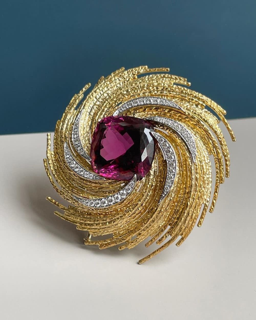 GRIMA, Rubellite Brooch-Pendant, 2011