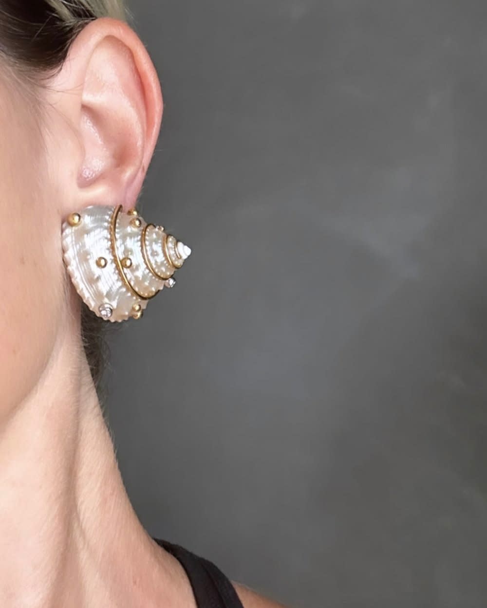 GRIMA, Shell Earrings, 1972