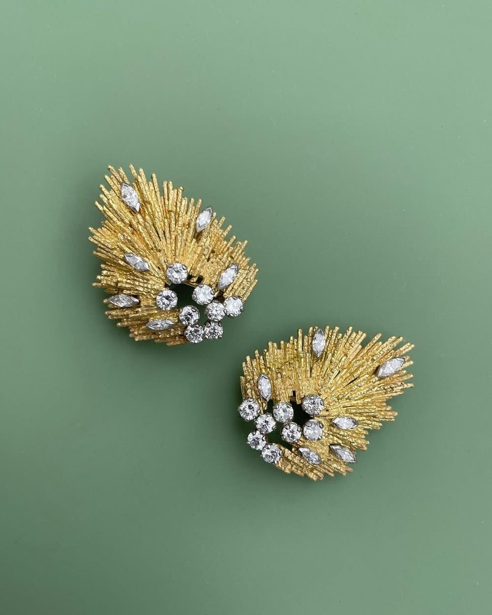 GRIMA, Gold and Diamond Earrings, 2017