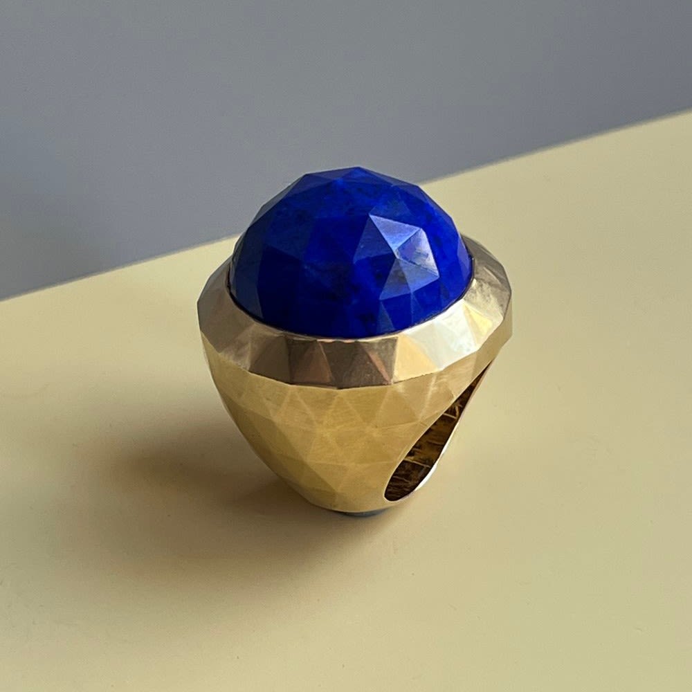 GRIMA, Lapis "Gherkin" Ring, 2017