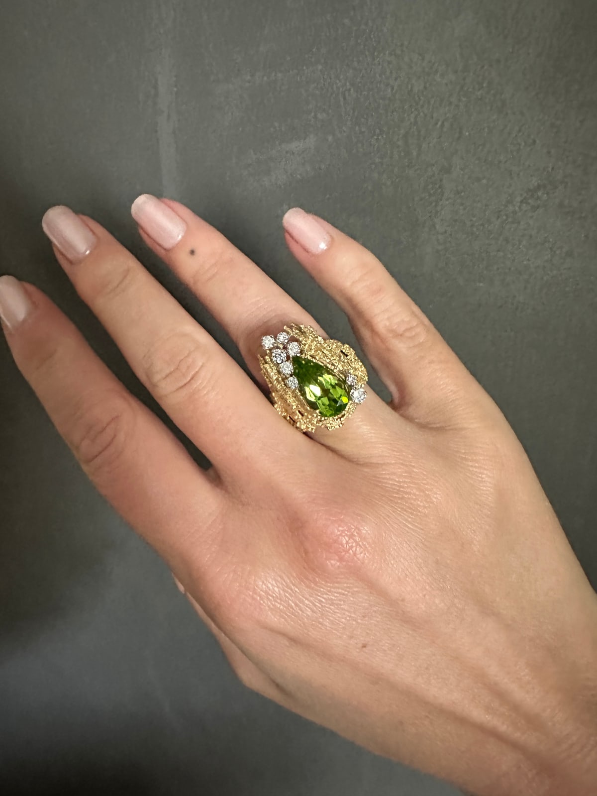 GRIMA, Peridot Ring, 2023
