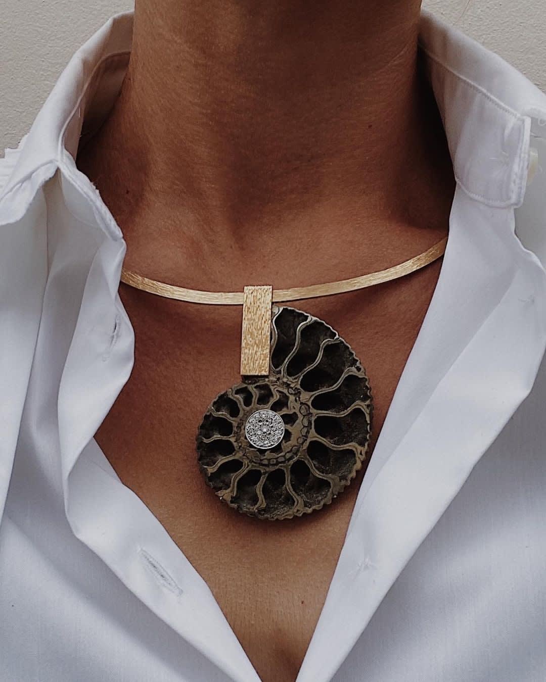 GRIMA, Ammonite Necklace, 2019