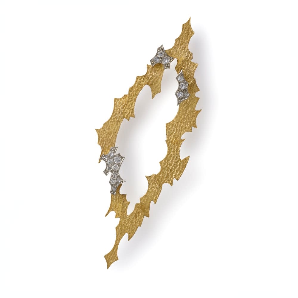 GRIMA, Gold and Diamond Brooch, 1968