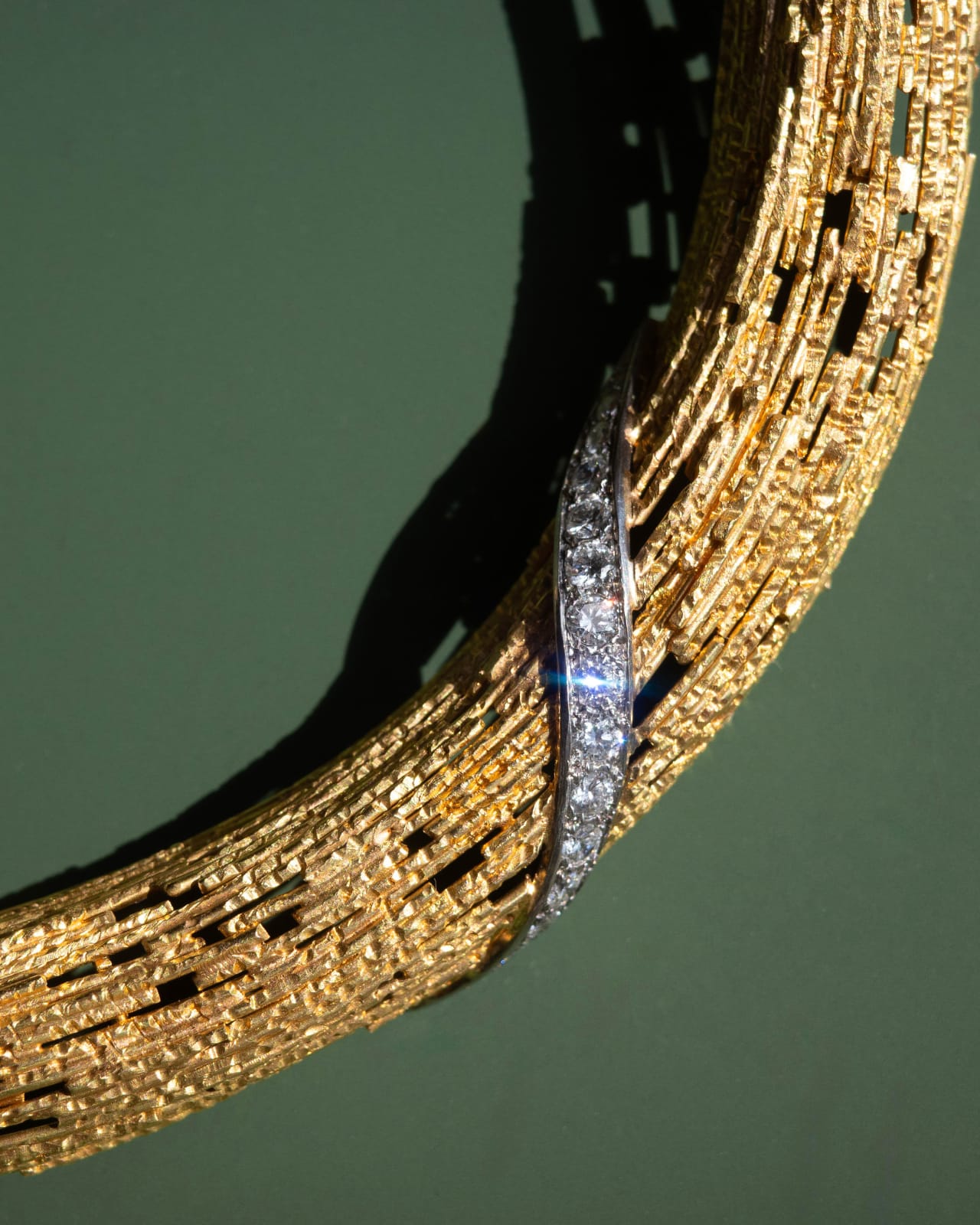 GRIMA, Textured Wire Necklace, 1990s