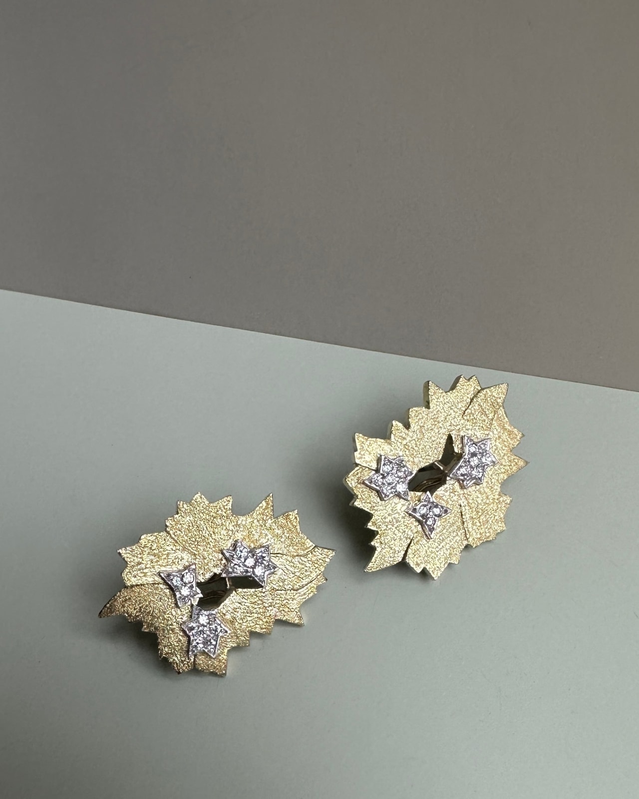GRIMA, Gold and Diamond Earrings, 2024