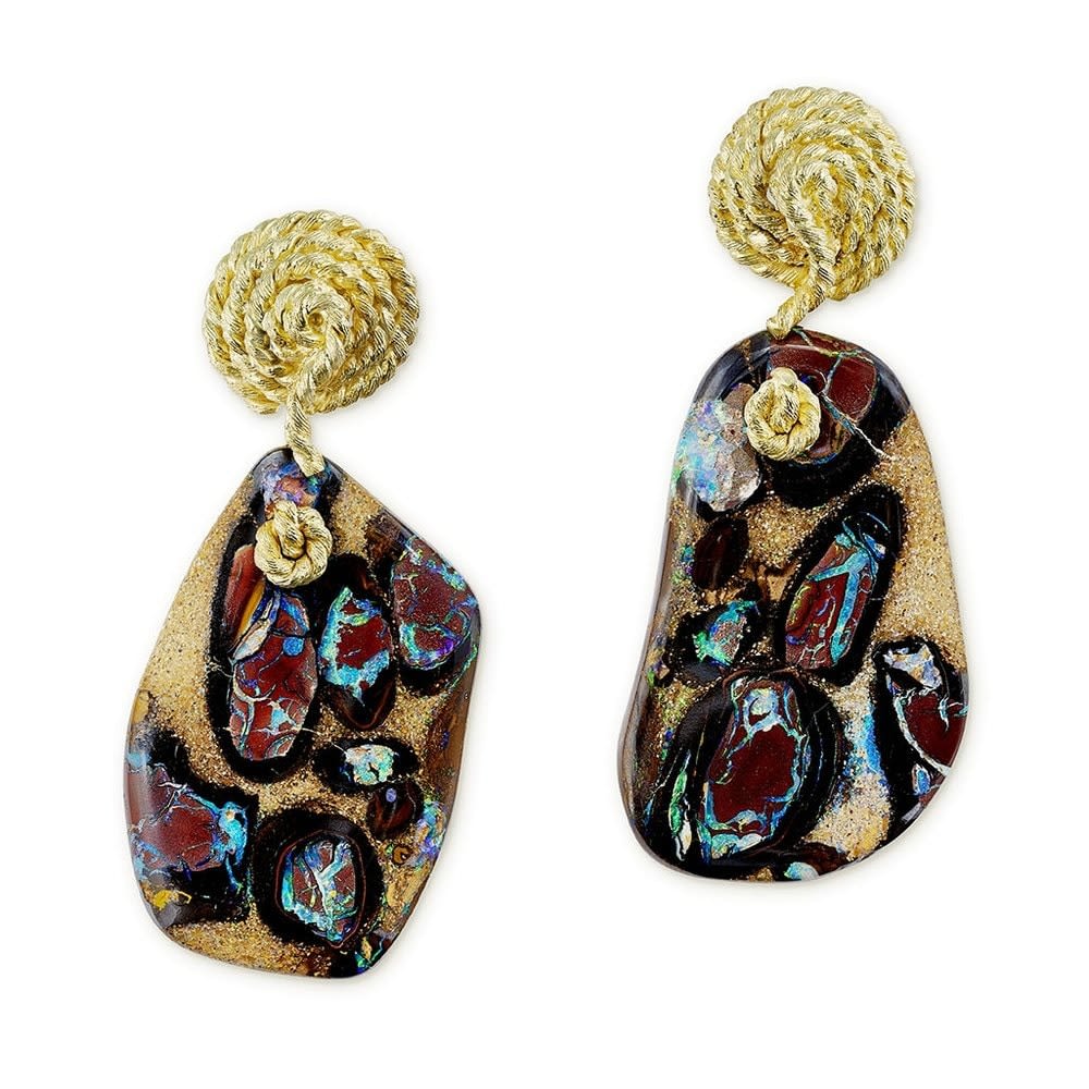 GRIMA, Opal Earrings, 2018