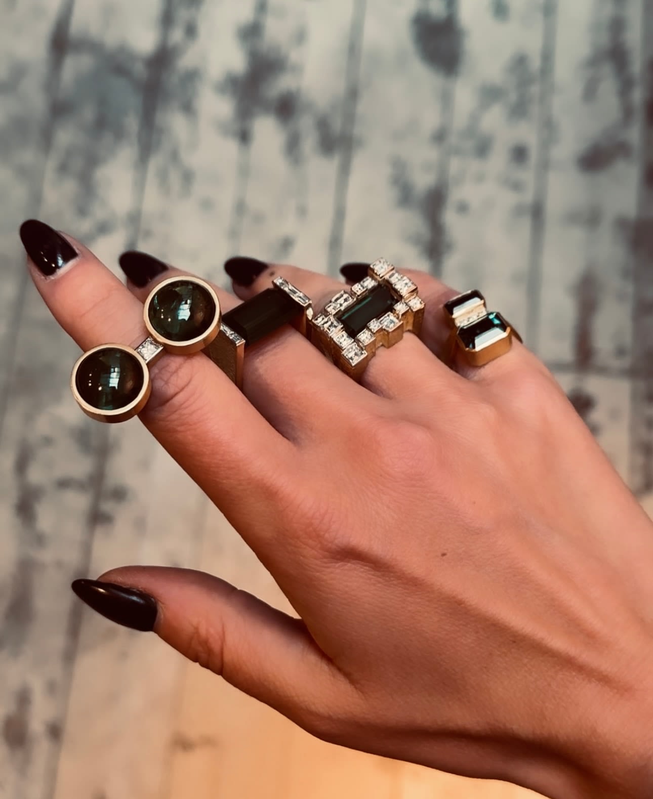GRIMA, Tourmaline Ring, 2024