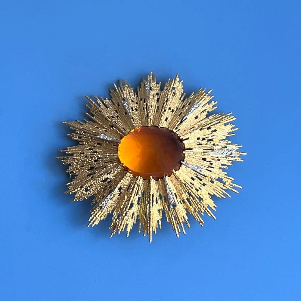 GRIMA, Citrine Brooch-Pendant, 2018