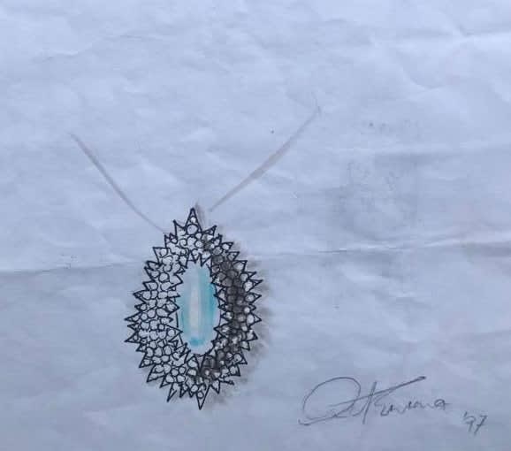 GRIMA, Moonstone Brooch-Pendant, 2022