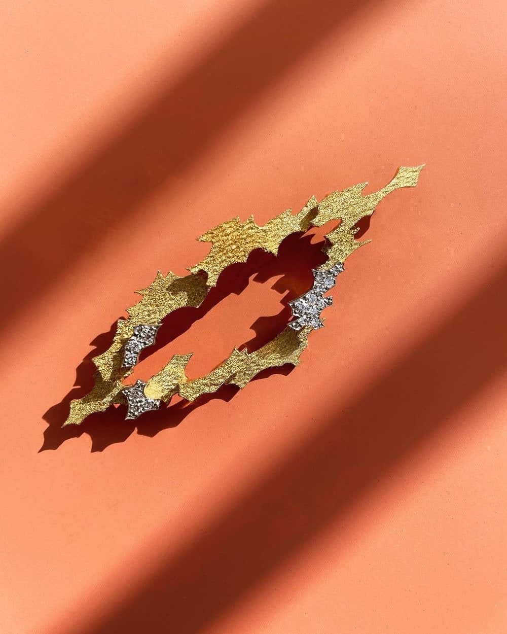 GRIMA, Gold and Diamond Brooch, 1968