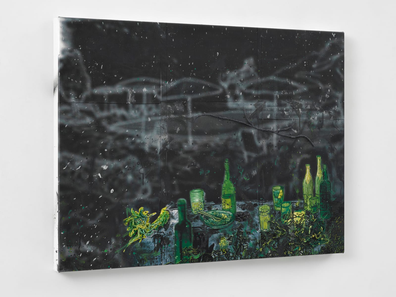 Michael Raedecker, cosmetics, 2024