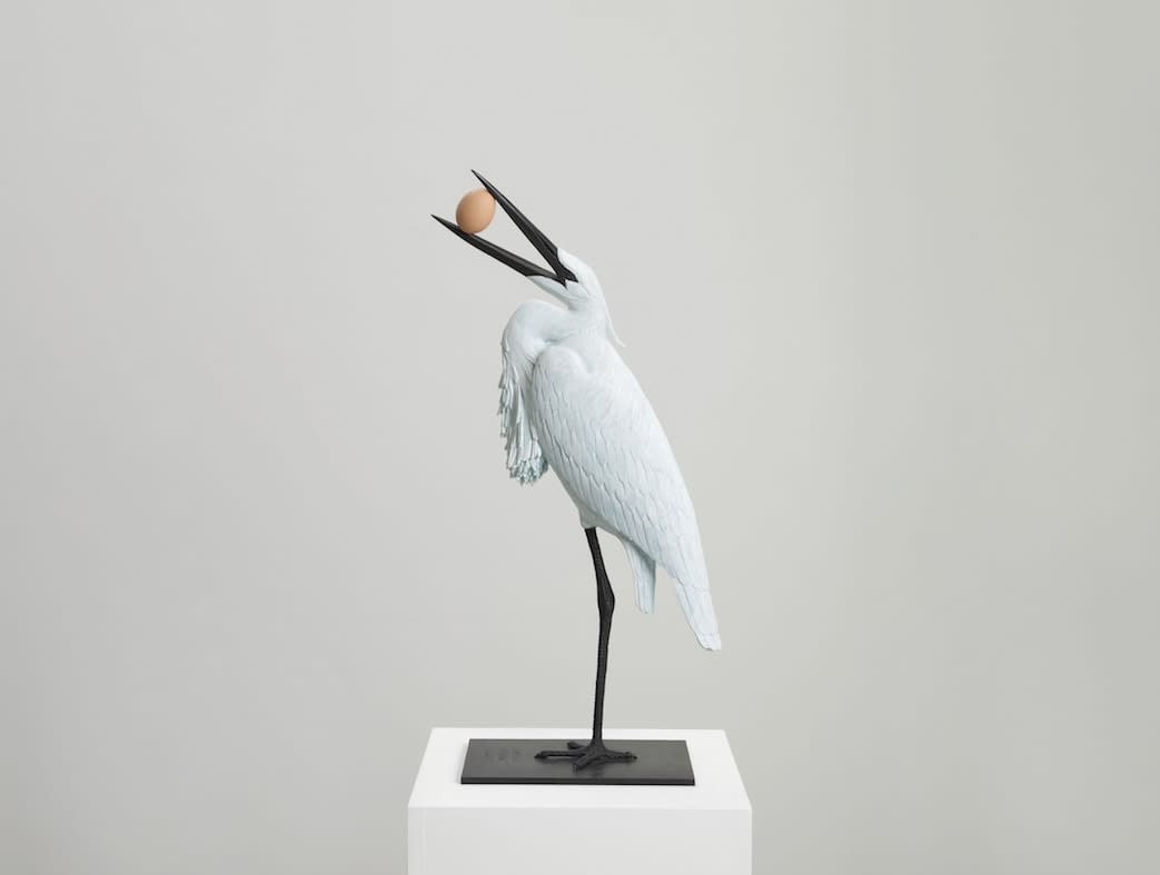 Charles Avery, Untitled (Egg Eating Egret), 2011