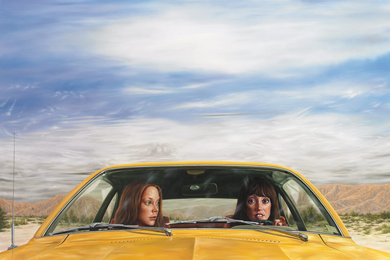Eric White, 1973 Ford Pinto with Tanguy Sky (3 women), 2011