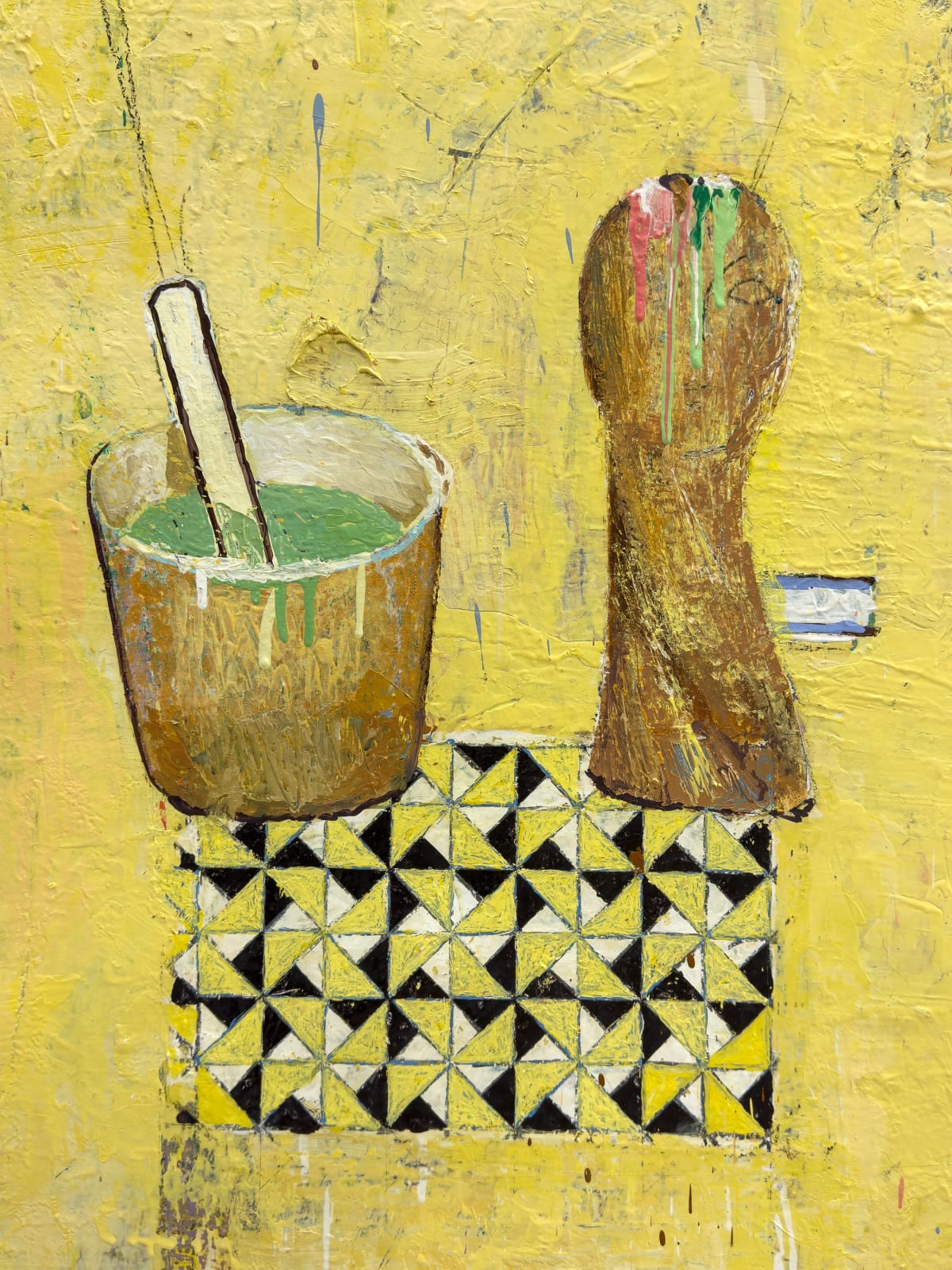 Matthias Weischer, Feld, 2025