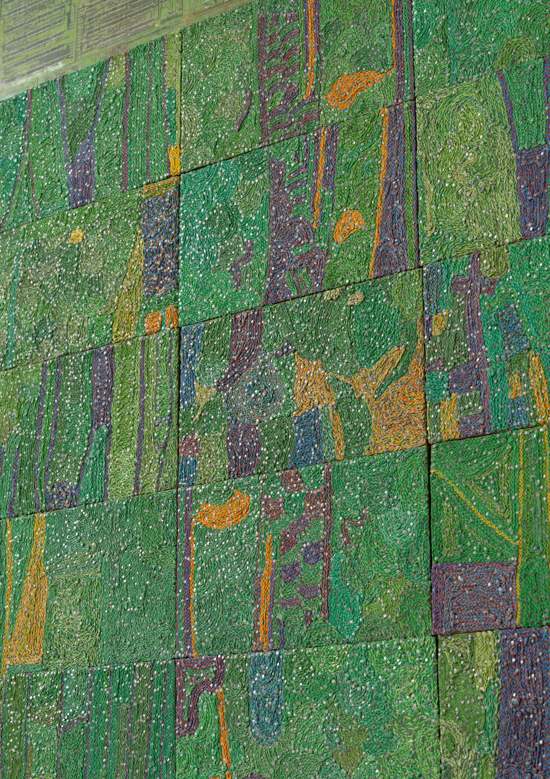 Elias Sime, TIGHTROPE: Behind the Processor #5, 2023