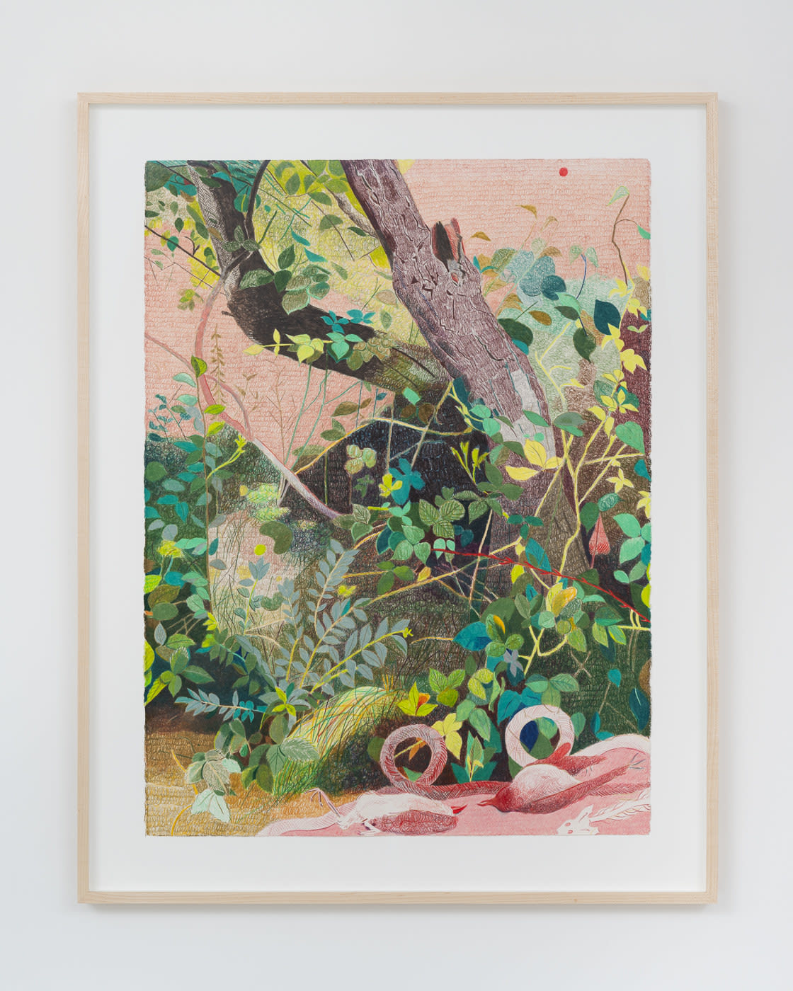 Anthony Cudahy, Loop under red sun, 2023