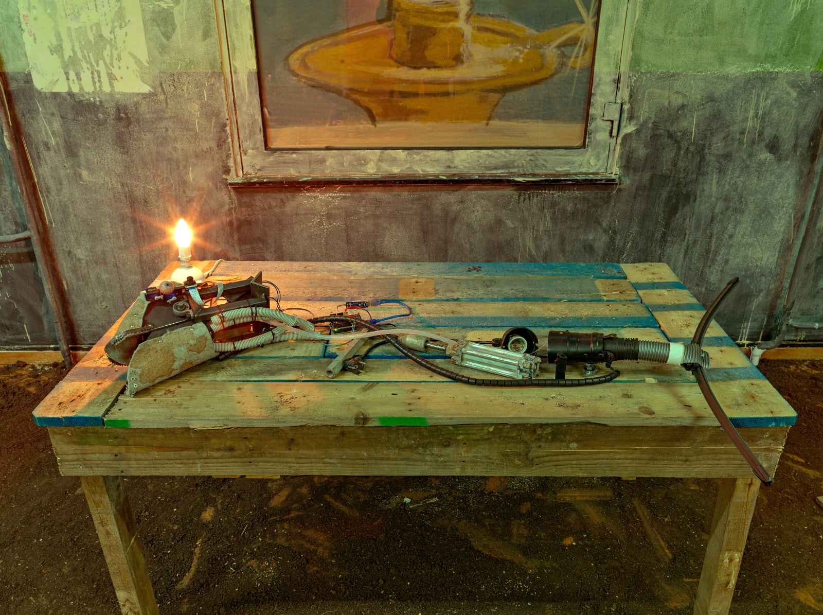 Arturo Kameya, There were no noises outside. There was no shadow on the wall, 2024