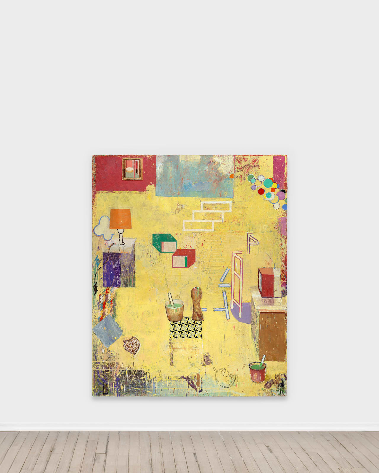 Matthias Weischer, Feld, 2025