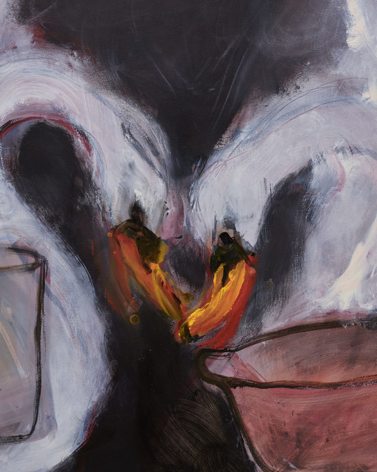 Rosalind Nashashibi, Swans and Pots (two), 2024