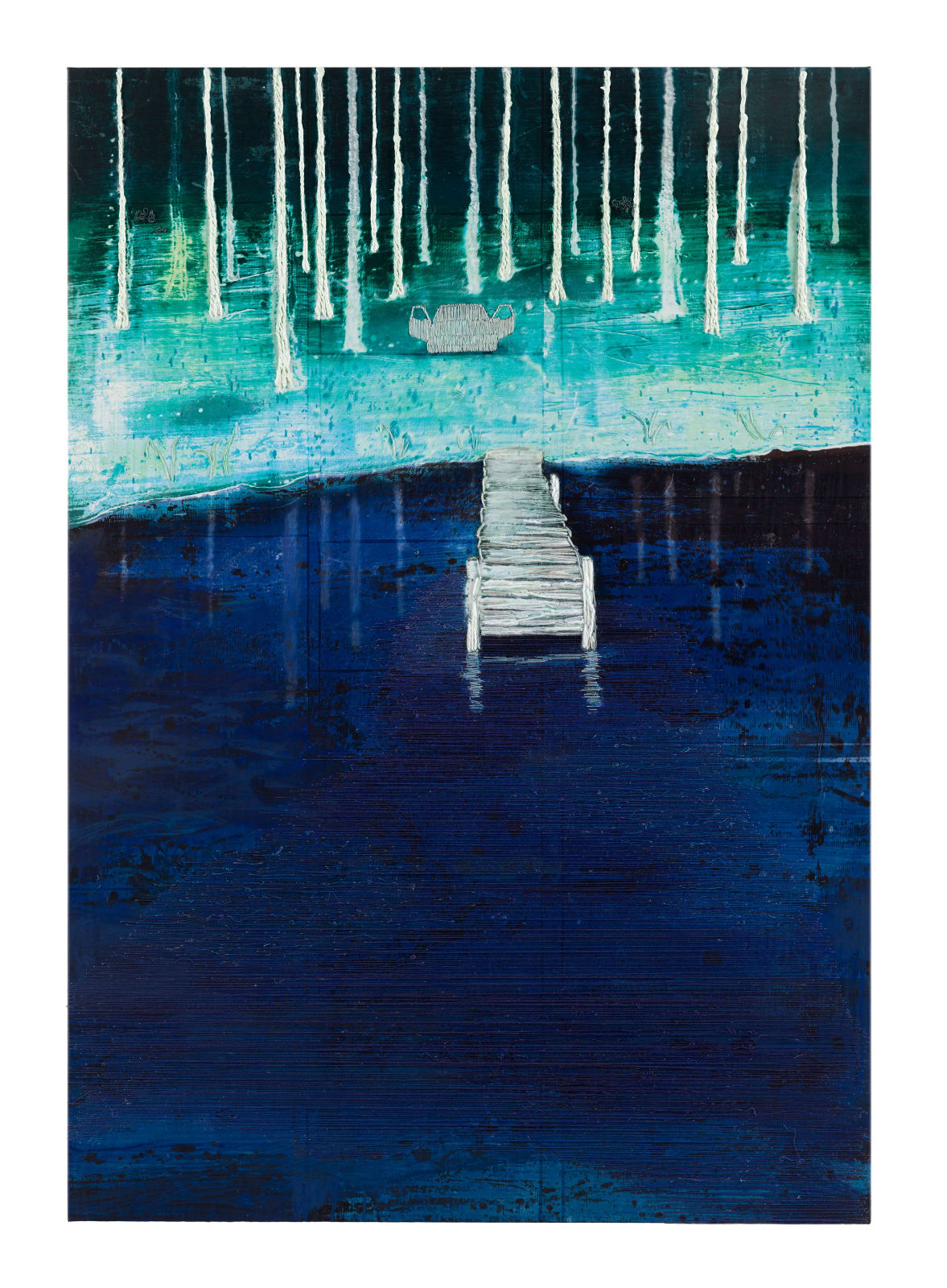 Michael Raedecker, impasse, 2020