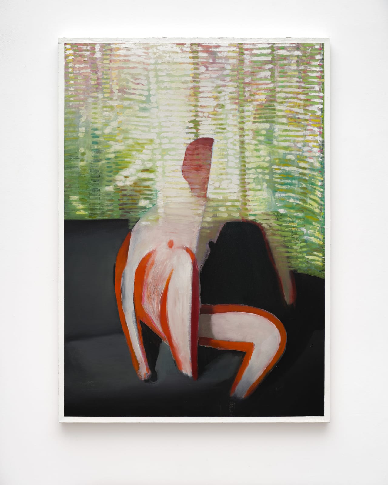 Jonathan Wateridge, Black Couch, 2024