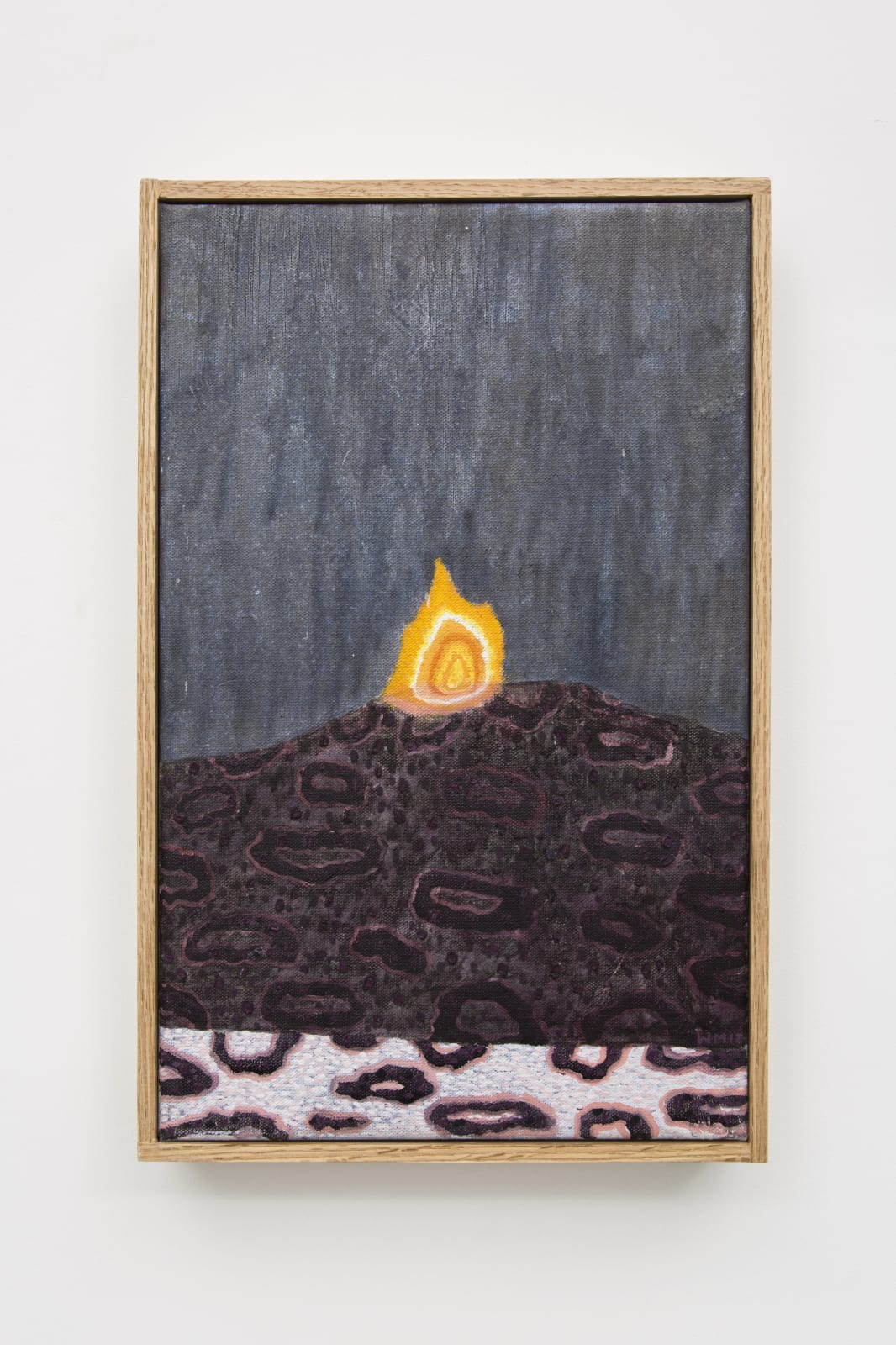 William Monk, Untitled (Flame), 2017