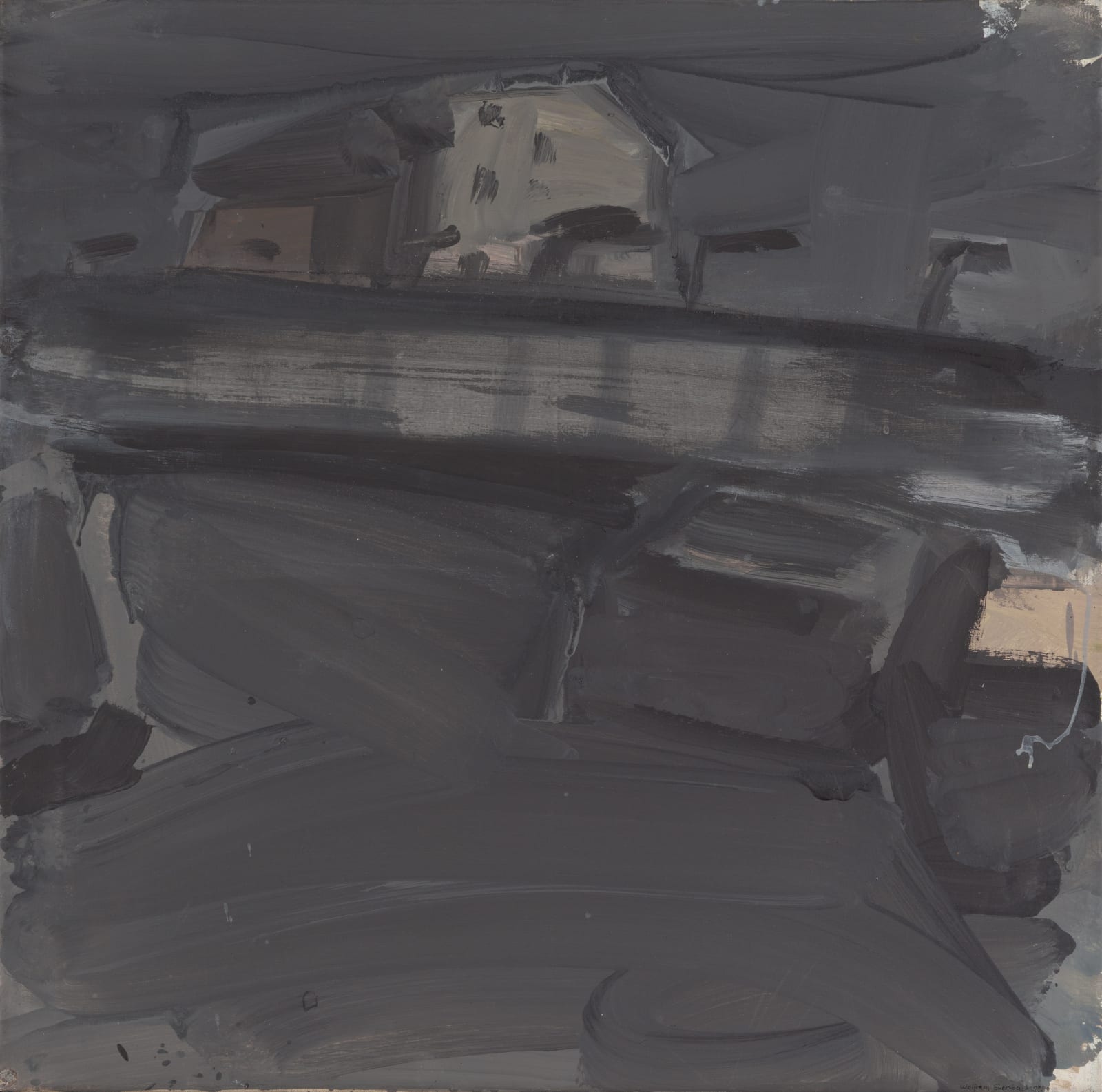 Wolfram Ebersbach, Mauer Berlin 1, 1989