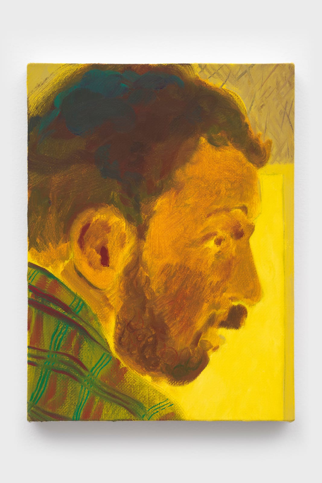 Anthony Cudahy, Ian backlit (yellow), 2024