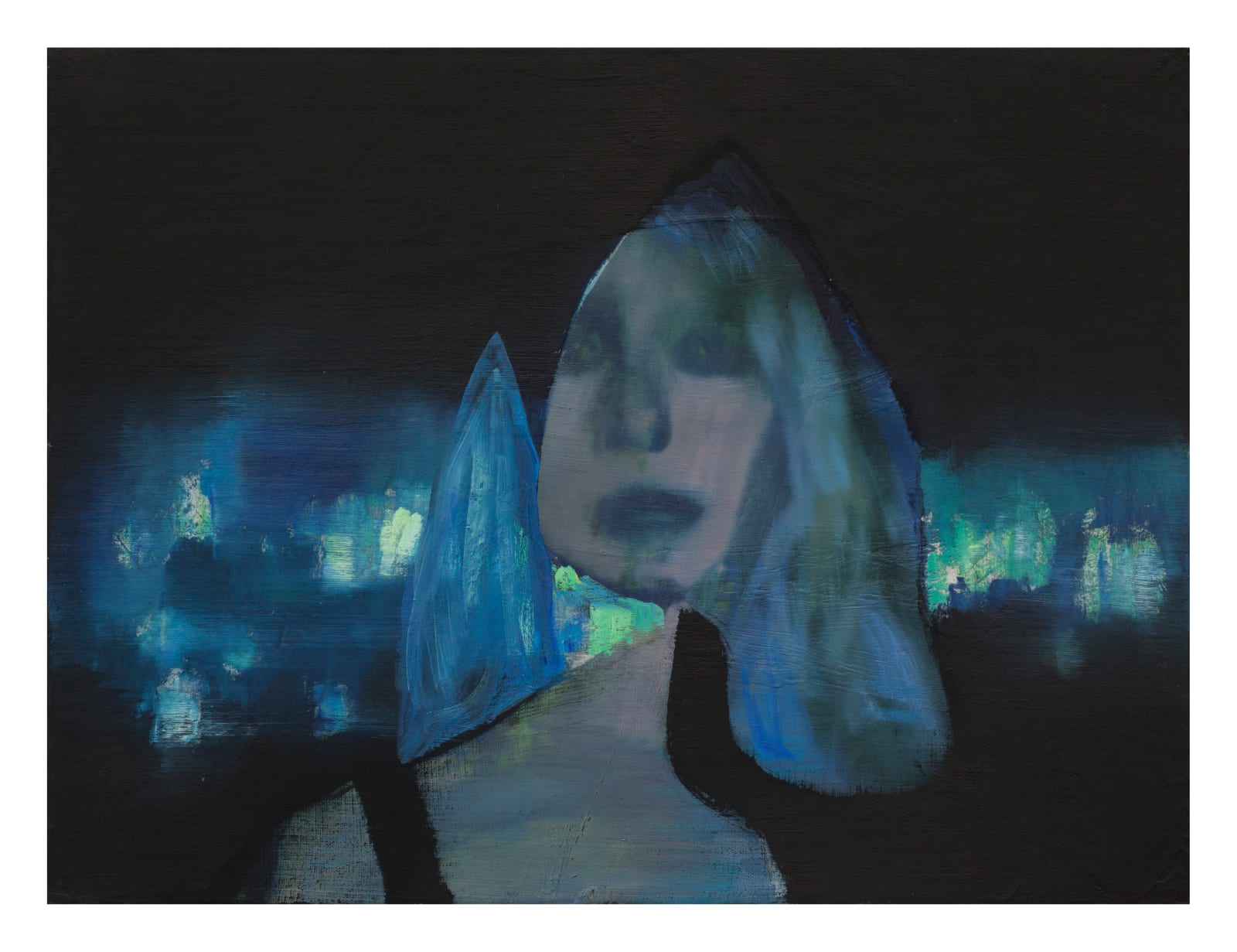 Jonathan Wateridge, Night Lights, 2024