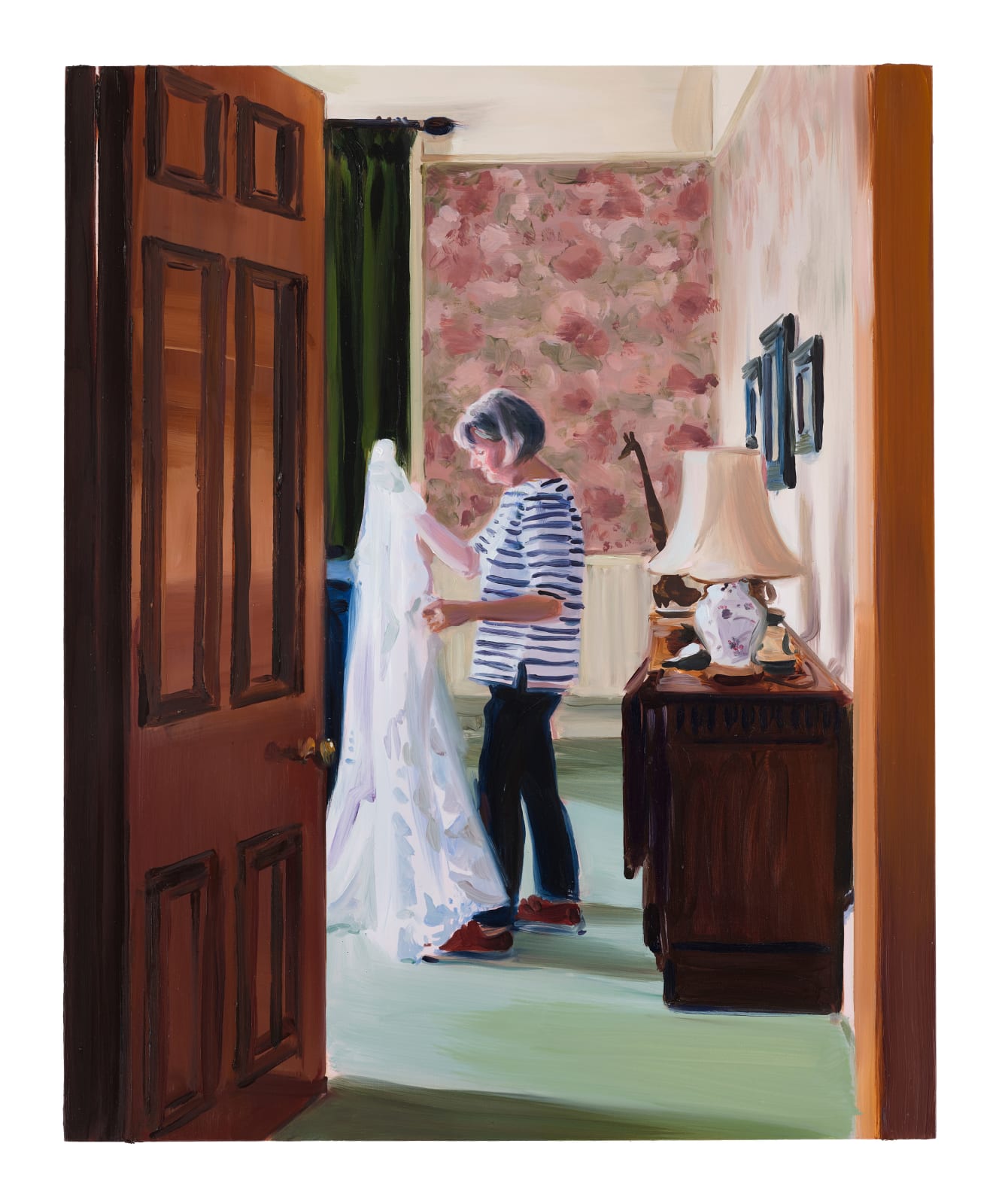 Caroline Walker, Table Linens, Late Morning, May, 2019