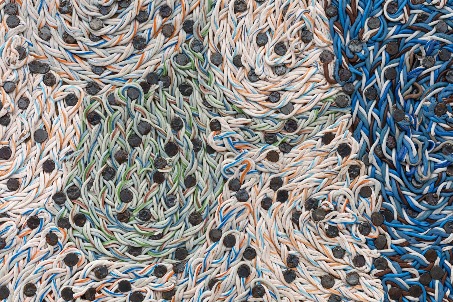 Elias Sime, TIGHTROPE: ECHO!?, 2020