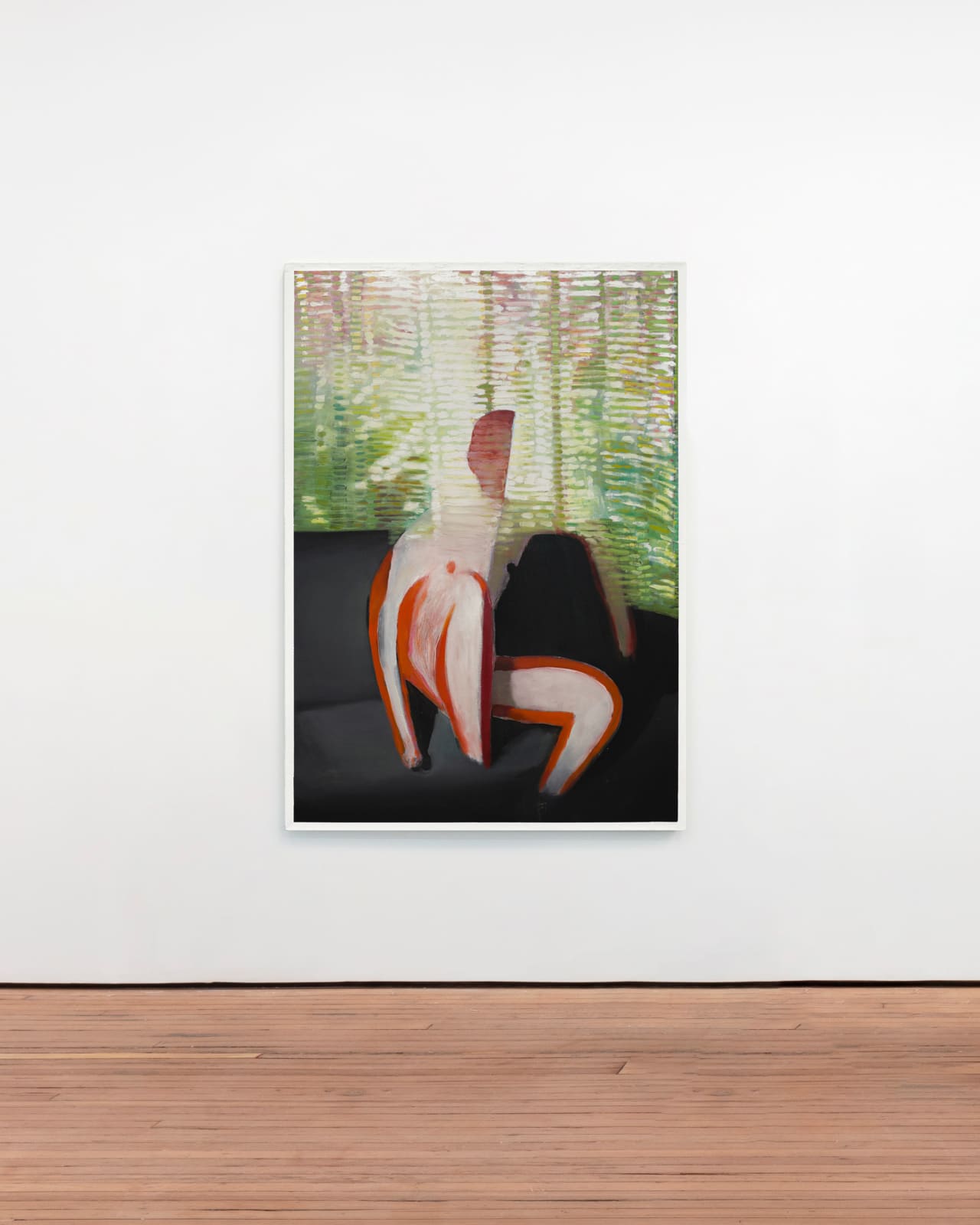 Jonathan Wateridge, Black Couch, 2024