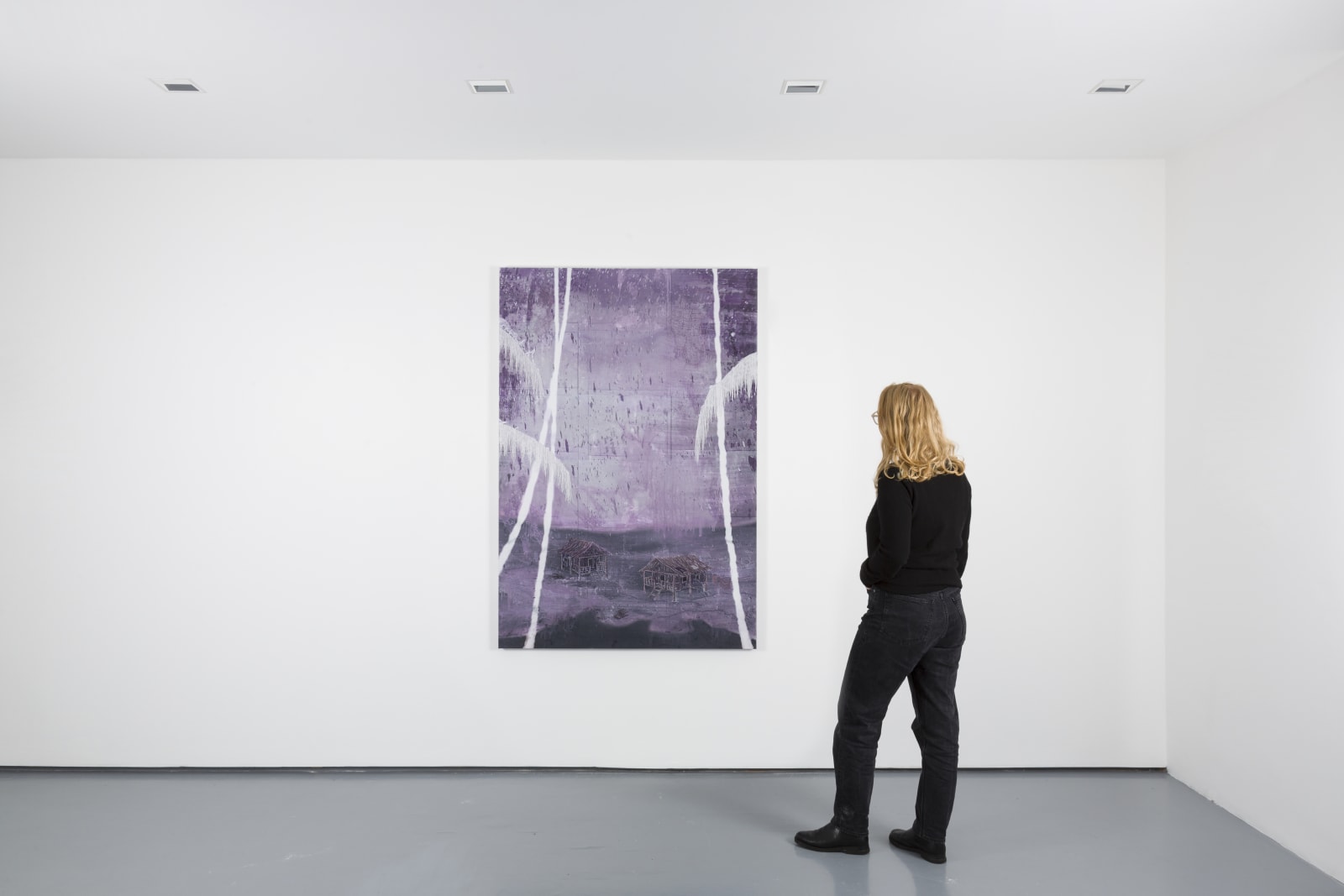 Michael Raedecker, stray, 2020