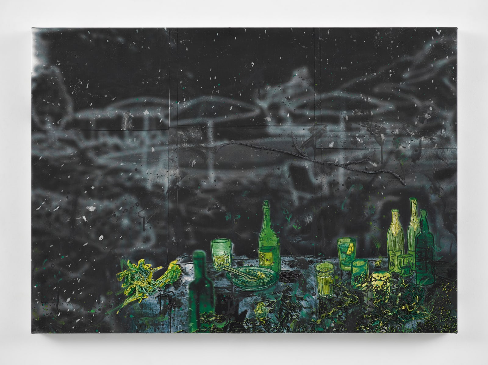 Michael Raedecker, cosmetics, 2024