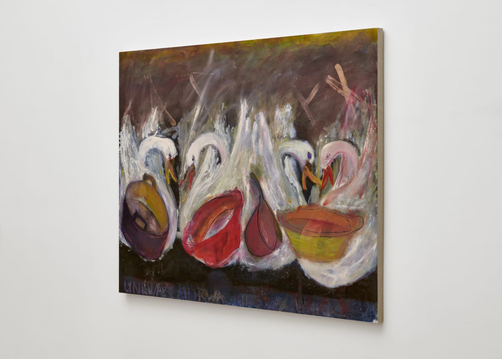 Rosalind Nashashibi, Swans and Pots (four), 2024