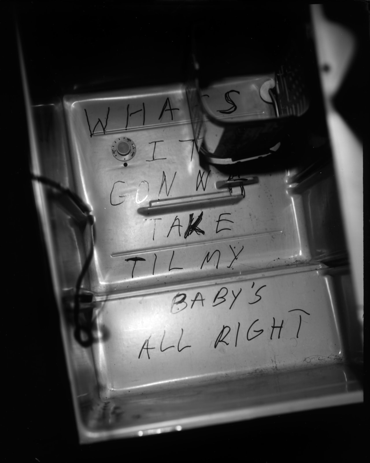 Ian Lewandowski, Studio portrait no. 88 (Fridge), 2023